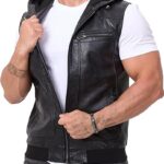 Men's Vintage Faux Leather Vest