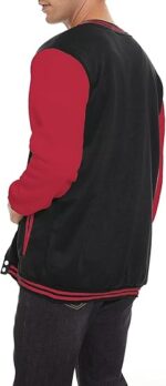 Red Varsity Jacket-Men - Image 2